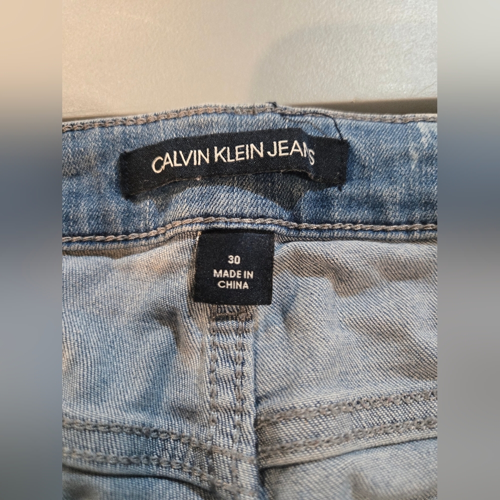 Calvin Klein Jeans Light Blue Denim (7c2) - Picture 4 of 9